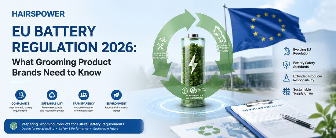 EU Battery Regulation 2026: What Grooming Product Brands Need to Know