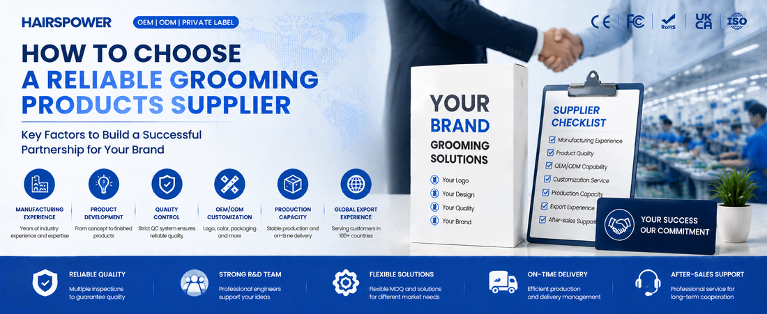 How to Choose a Reliable Grooming Products Supplier for Your Brand