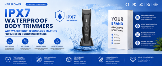IPX7 Waterproof Body Trimmers: Why Waterproof Technology Matters for Modern Grooming Brands