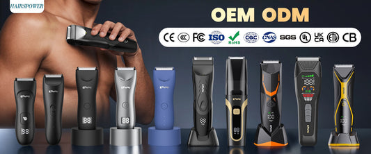 IPX7 Waterproof Body Trimmer for Men's Grooming