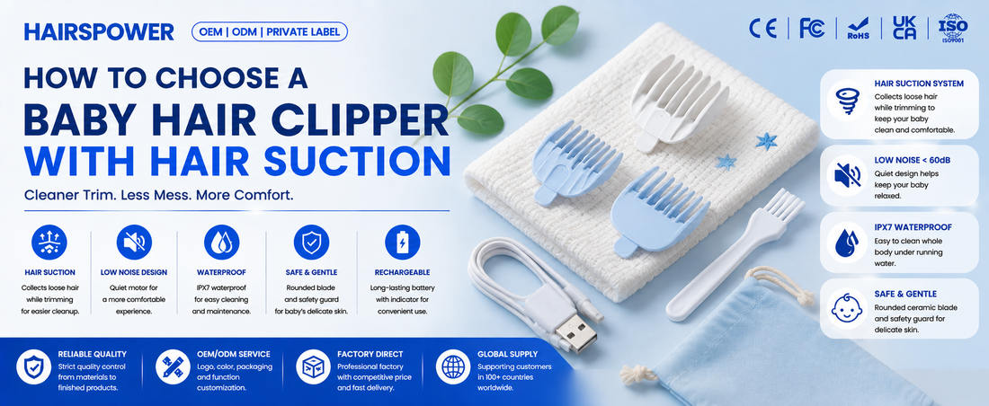 How to Choose a Reliable Baby Hair Clipper with Hair Suction