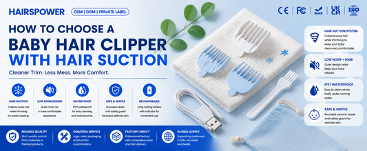 How to Choose a Reliable Baby Hair Clipper with Hair Suction