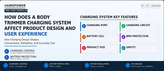 How Does a Body Trimmer Charging System Affect Product Design and User Experience?