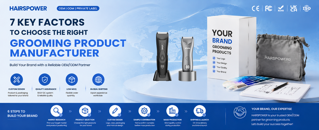 7 Key Factors to Choose the Right Grooming Product Manufacturer for Your Brand
