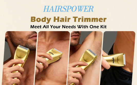 Recommended body hair trimming frequency for different body areas