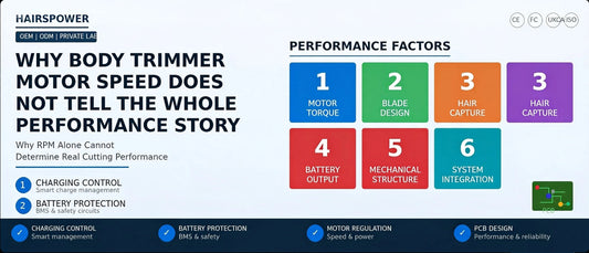 Why Body Trimmer Motor Speed Does Not Tell the Whole Performance Story