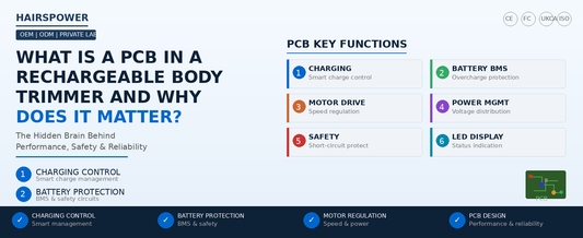 What Is a PCB in a Rechargeable Body Trimmer and Why Does It Matter?