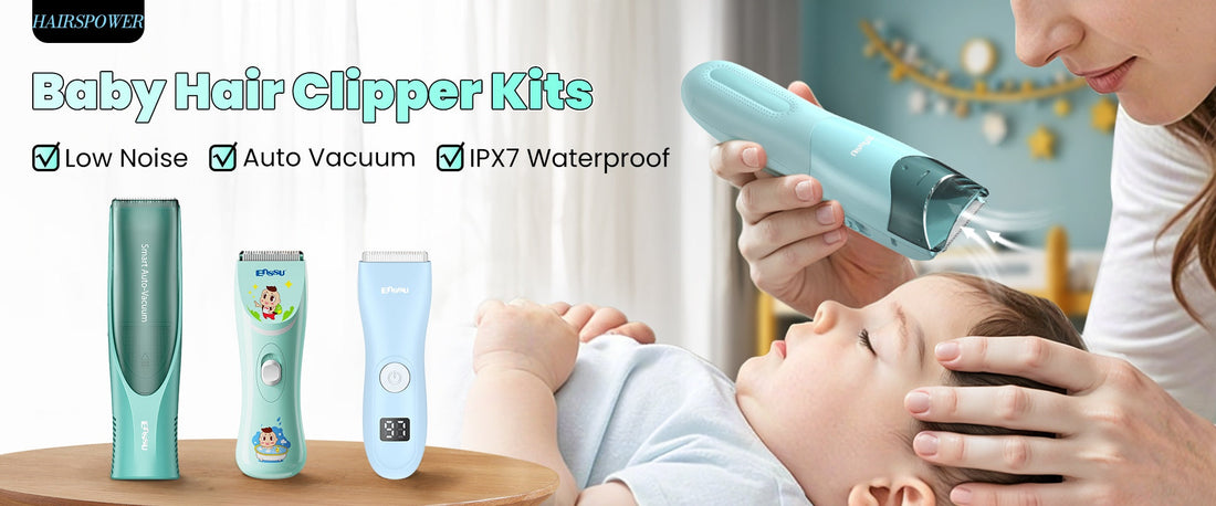 Vacuum Baby Hair Clipper for Easy Haircuts