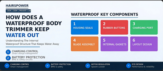 How Does a Waterproof Body Trimmer Keep Water Out? Understanding the Internal Waterproof Structure