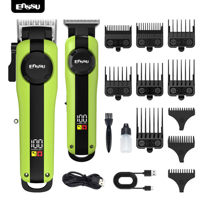2-in-1 Professional Hair Trimmer Kit – Electric Clipper Grooming Set