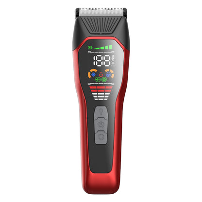 Professional Pet Hair Clipper – 50mm Wide Blade, 6500RPM Powerful Motor, Large LCD Display, Skin-Safe Design