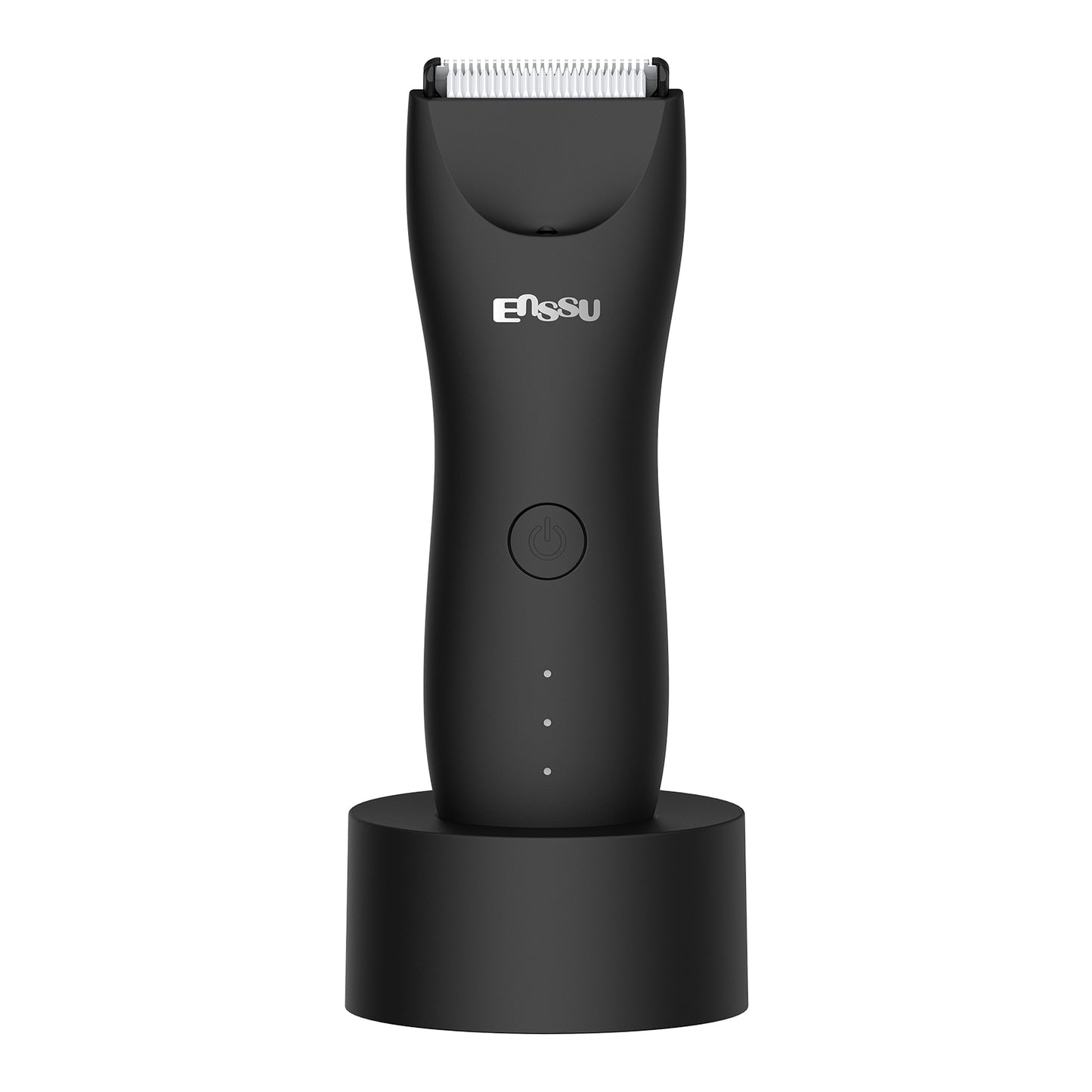 Men’s Body Trimmer Black – Waterproof, Ceramic Blade, LED Light & Dock