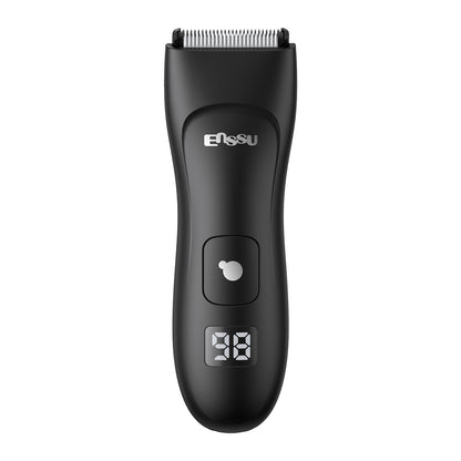 Mini Men's Body Trimmer - Cut-Preventing Blade, IPX7 Waterproof & LCD Display