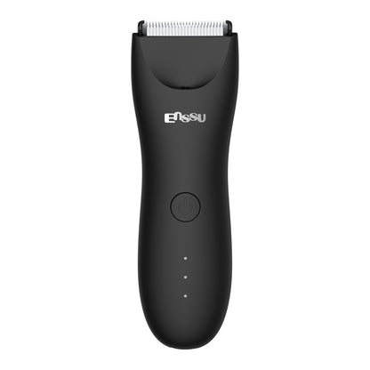 Men’s Body Trimmer Black – Waterproof, Ceramic Blade, LED Light & Dock