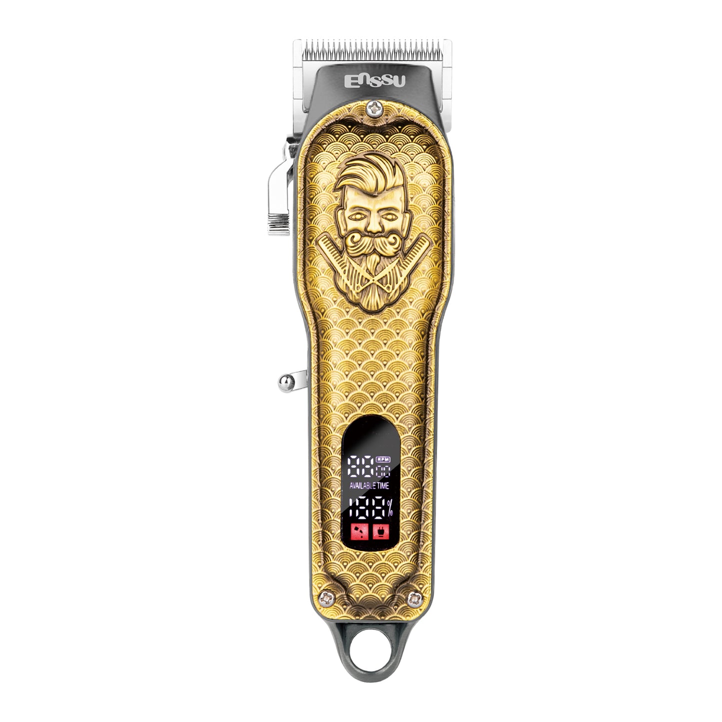 Pro Hair Clipper – Adjustable 45mm Stainless Blade, 6500RPM Motor