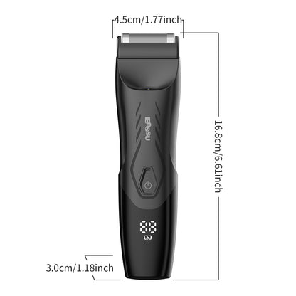 Waterproof Grooming Kit – Trim & Shave with LCD Display & Charging Base