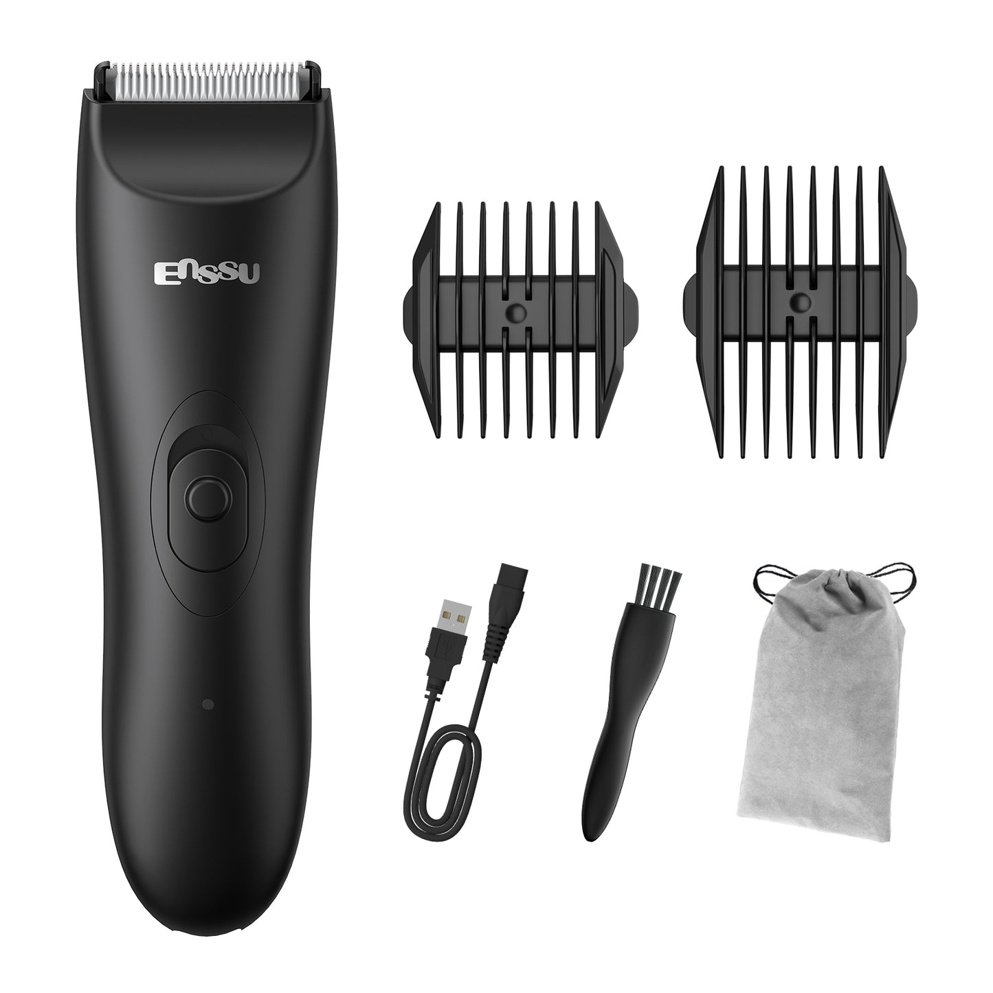 Men's Body Trimmer - Cut-Preventing Blade, IPX7 Waterproof