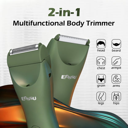 2-in-1 Pro Green Trimmer – Digital Display, Charging Base, IPX7 Waterproof