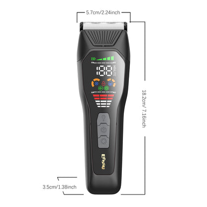 Professional Hair Trimmer – 50mm Blade 6500RPM Motor LCD Display