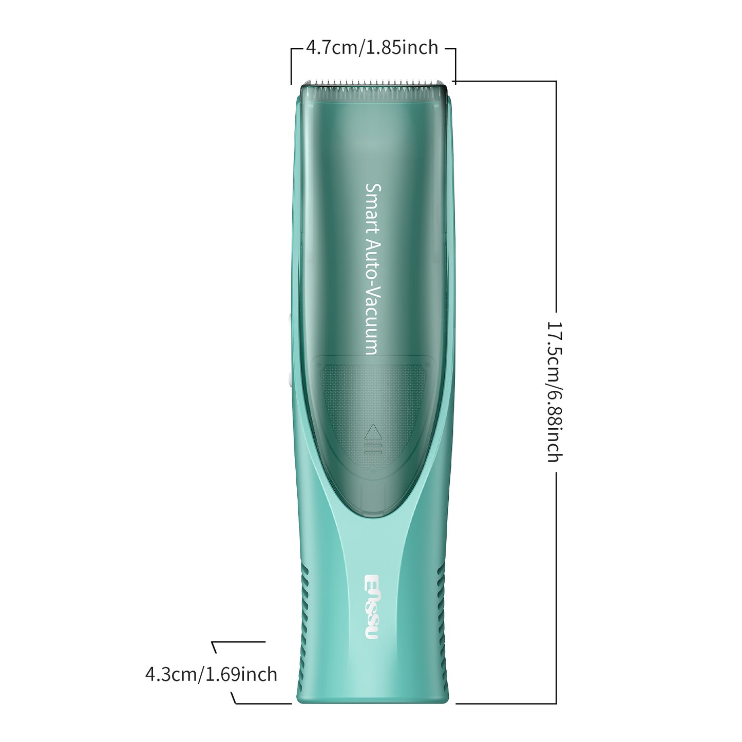 Auto-Vacuum Baby Hair Clipper – Safe Ceramic Blade, Large Storage, IPX7 Waterproof