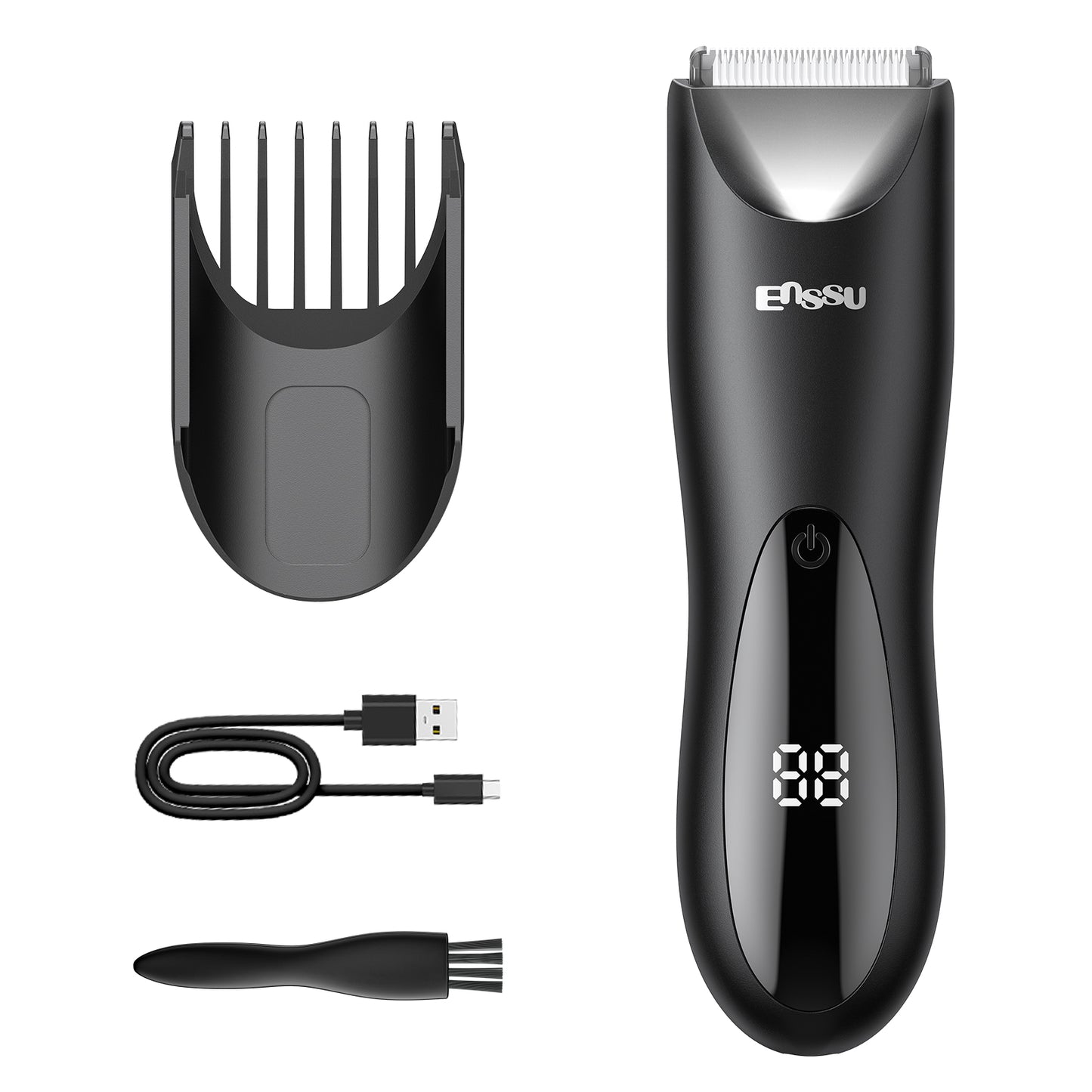 BLADELOCK™ Electric Hair Clipper – Safe Ceramic Blade with Spotlight