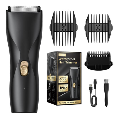 Mini Electric Hair Clipper – IPX7 Waterproof with Ceramic Safe Blade