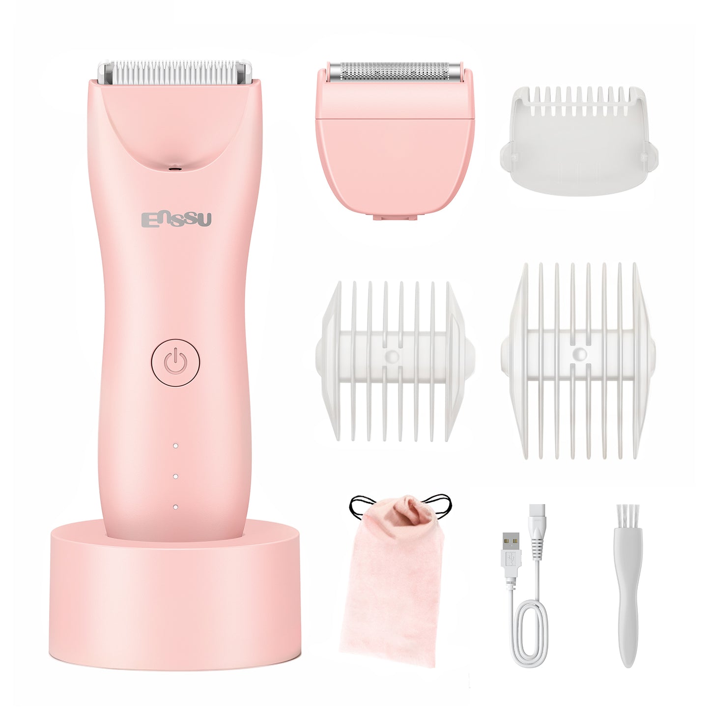 Lady 2-in-1 Bikini Trimmer with Safe Ceramic Blade – Waterproof & Spotlight