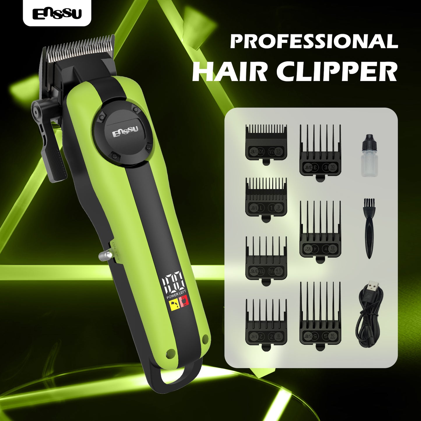 Premium Cordless Hair Clipper – Powerful Performance & LED Display