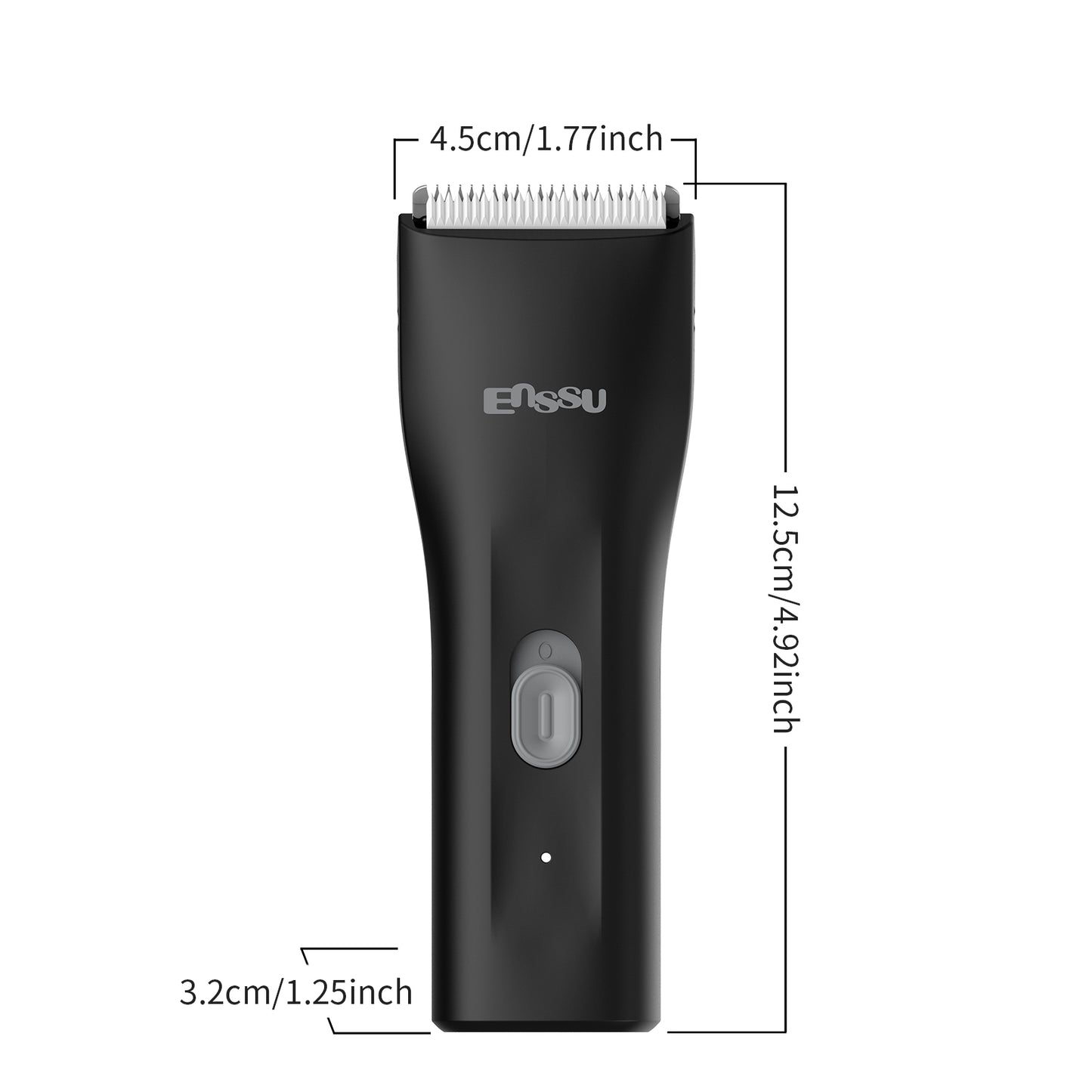 Mini Electric Hair Clipper – Black | IPX7 Waterproof with Ceramic Safe Blade