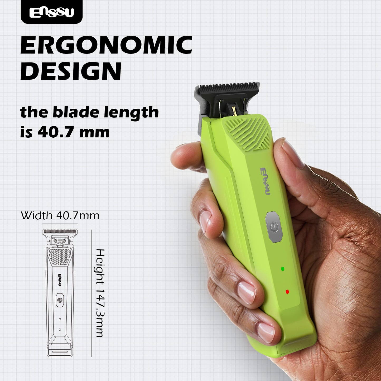 High Performance Hair Clipper – Powerful Propulsion System for Fast, Precise & Snag-Free Cutting