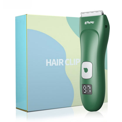 Baby Hair Clipper – Safe Ceramic Blade, Low Noise, LCD Display, IPX7 Waterproof
