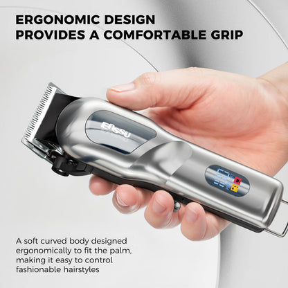 Pro Hair Clipper – Adjustable 45mm Stainless Blade, 6500RPM Motor