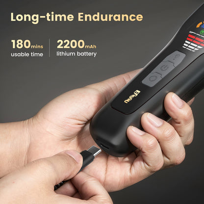 Professional Hair Trimmer – 50mm Blade 6500RPM Motor LCD Display