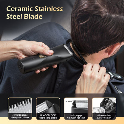 Mini Electric Hair Clipper – IPX7 Waterproof with Ceramic Safe Blade