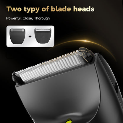 Waterproof Grooming Kit – Trim & Shave with LCD Display & Charging Base