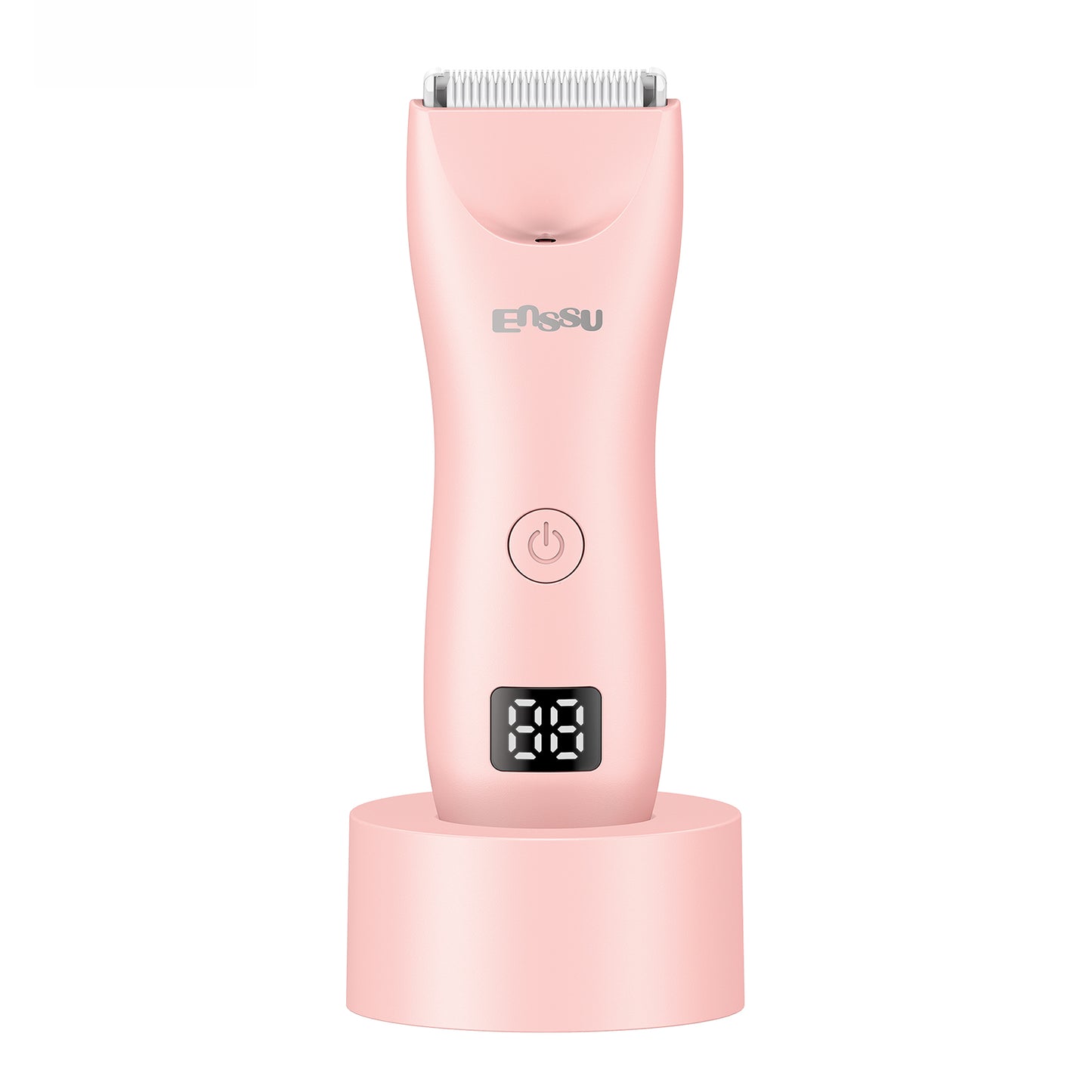 Lady 2-in-1 Bikini Trimmer with Safe Ceramic Blade – Waterproof, Spotlight & LCD Battery Display