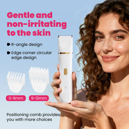 5-in-1 Women’s Body Hair Trimmer Set – Multi-Functional Grooming Kit (White)