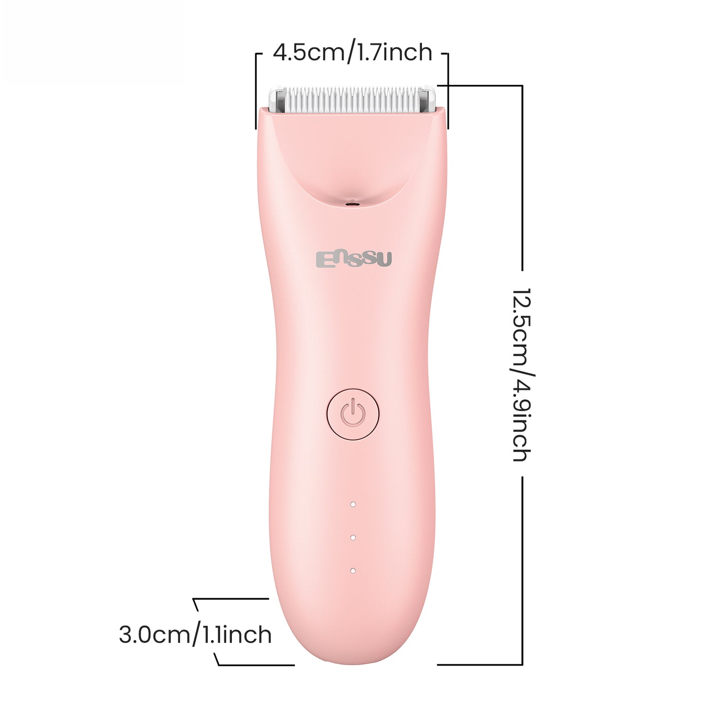 Lady 2-in-1 Bikini Trimmer with Safe Ceramic Blade – Waterproof & Spotlight