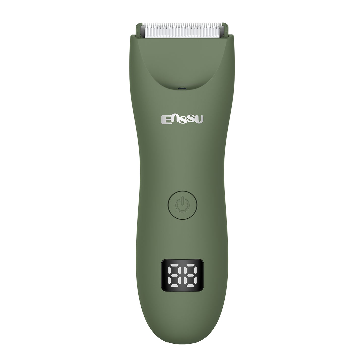2-in-1 Men's Body Trimmer Dual Blade Kit – Waterproof, Ceramic Blade, LED Light, LCD Display & Dock