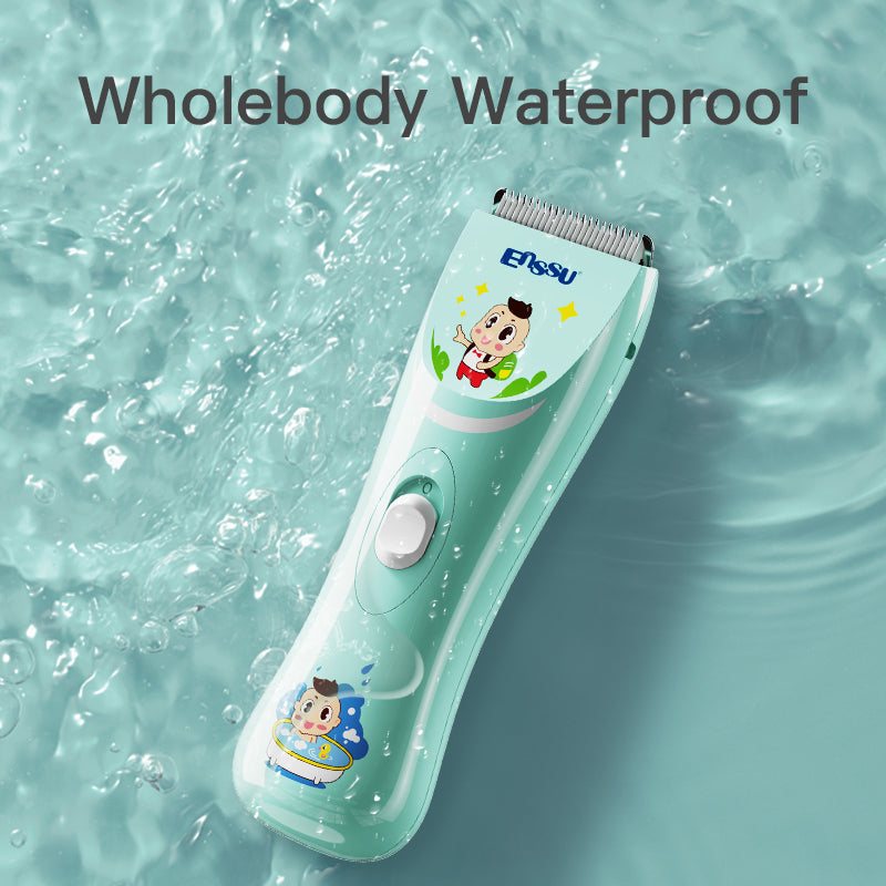 Baby Hair Clipper – Dense Ceramic Blade, Low Noise, IPX7 Waterproof