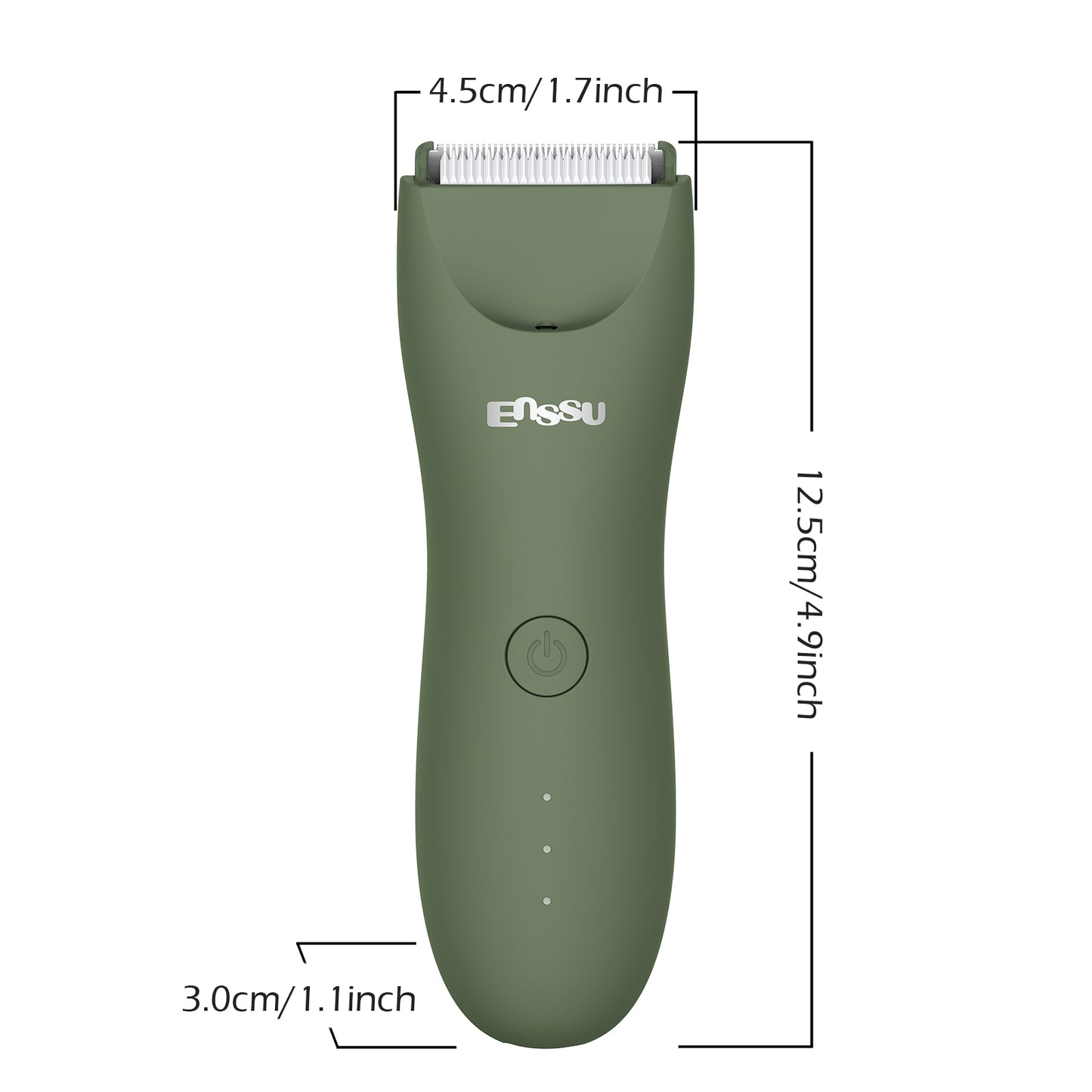 2-in-1 Pro Green Trimmer – Digital Display, Charging Base, IPX7 Waterproof