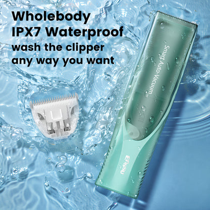 Auto-Vacuum Baby Hair Clipper – Safe Ceramic Blade, Large Storage, IPX7 Waterproof