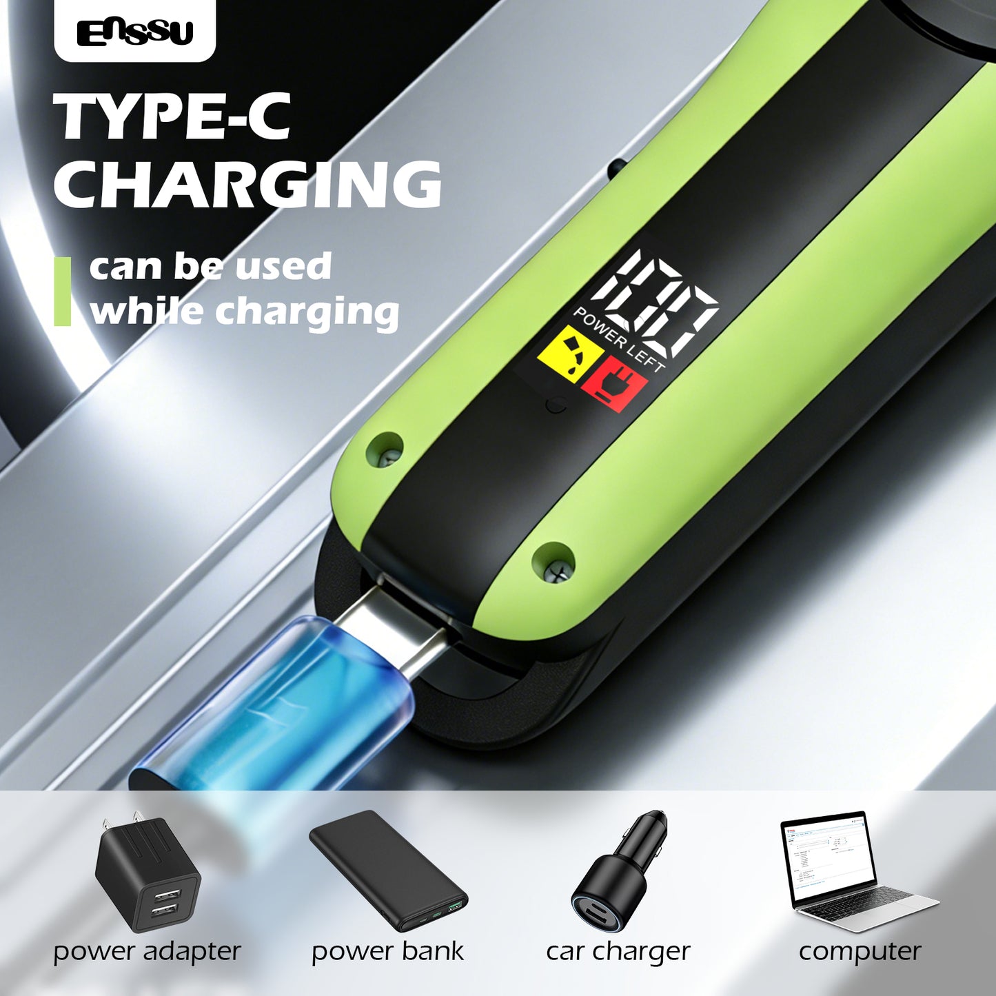 Professional Hair Clipper with Powerful Propulsion System – Fast & Precise Cutting, No Hair Snagging