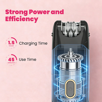 3-in-1 Women’s Electric Body Groomer – Multi-Functional Hair Trimmer Kit