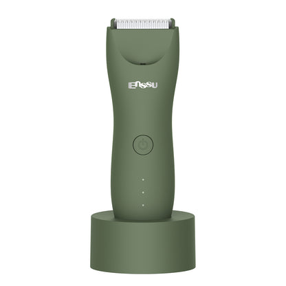2-in-1 Pro Green Trimmer – Digital Display, Charging Base, IPX7 Waterproof