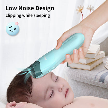 Auto-Vacuum Baby Hair Clipper – Safe Ceramic Blade, IPX7 Waterproof