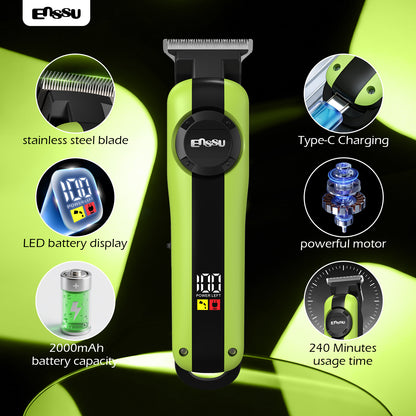 Professional Hair Clipper with Powerful Propulsion System – Fast & Precise Cutting, No Hair Snagging