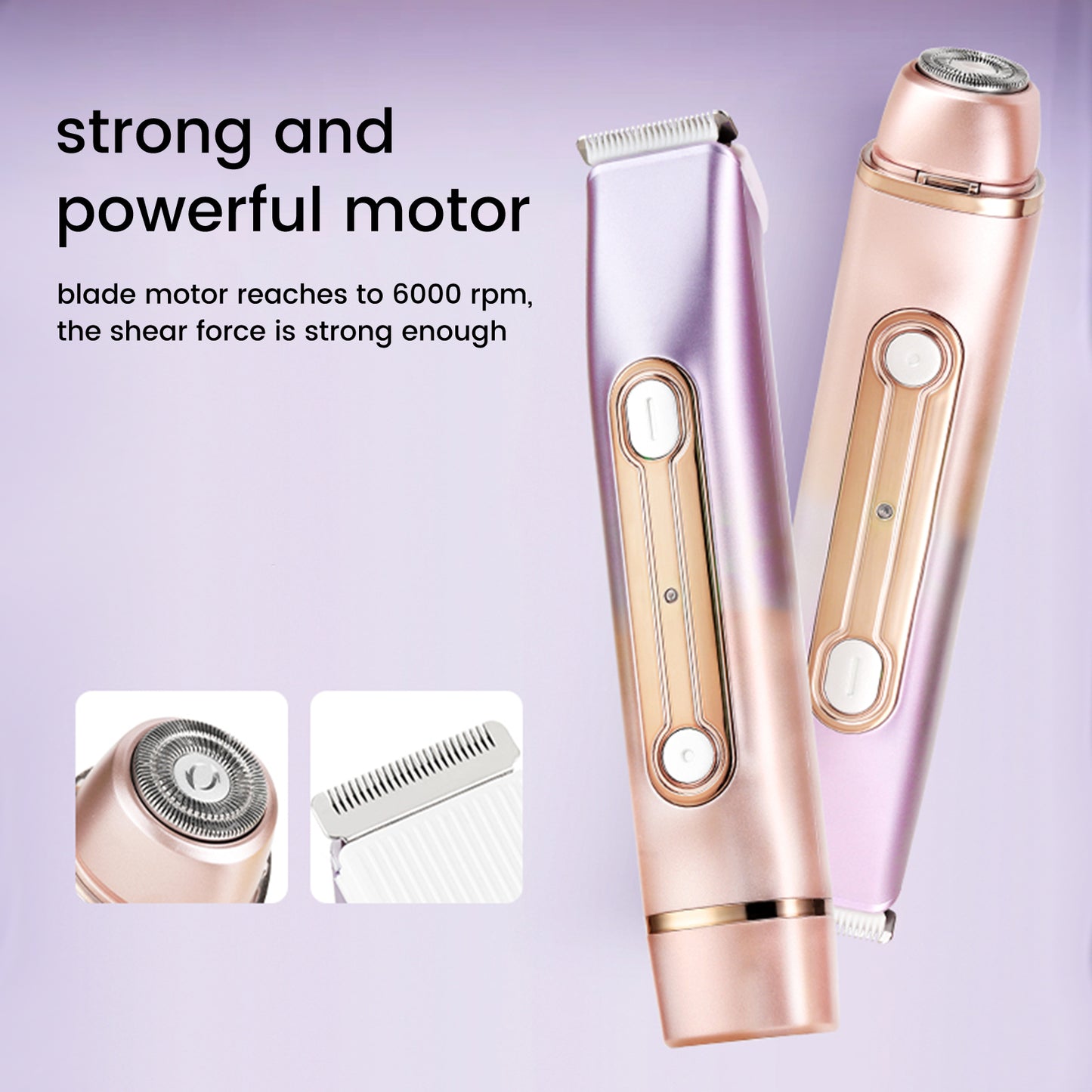Waterproof Bikini Trimmer for Women | Ceramic Safe Blade