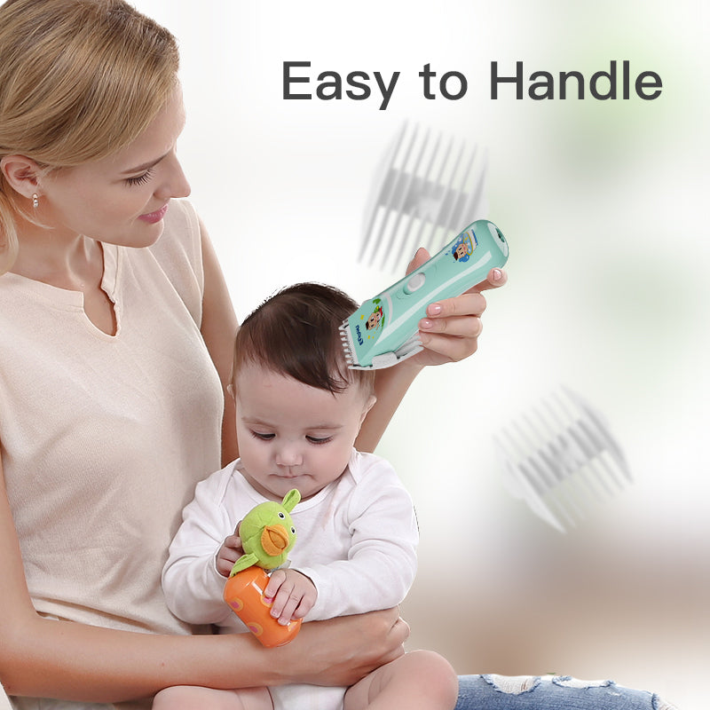 Baby Hair Clipper – Dense Ceramic Blade, Low Noise, IPX7 Waterproof