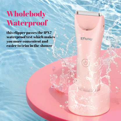 Lady 2-in-1 Bikini Trimmer with Safe Ceramic Blade – Waterproof & Spotlight